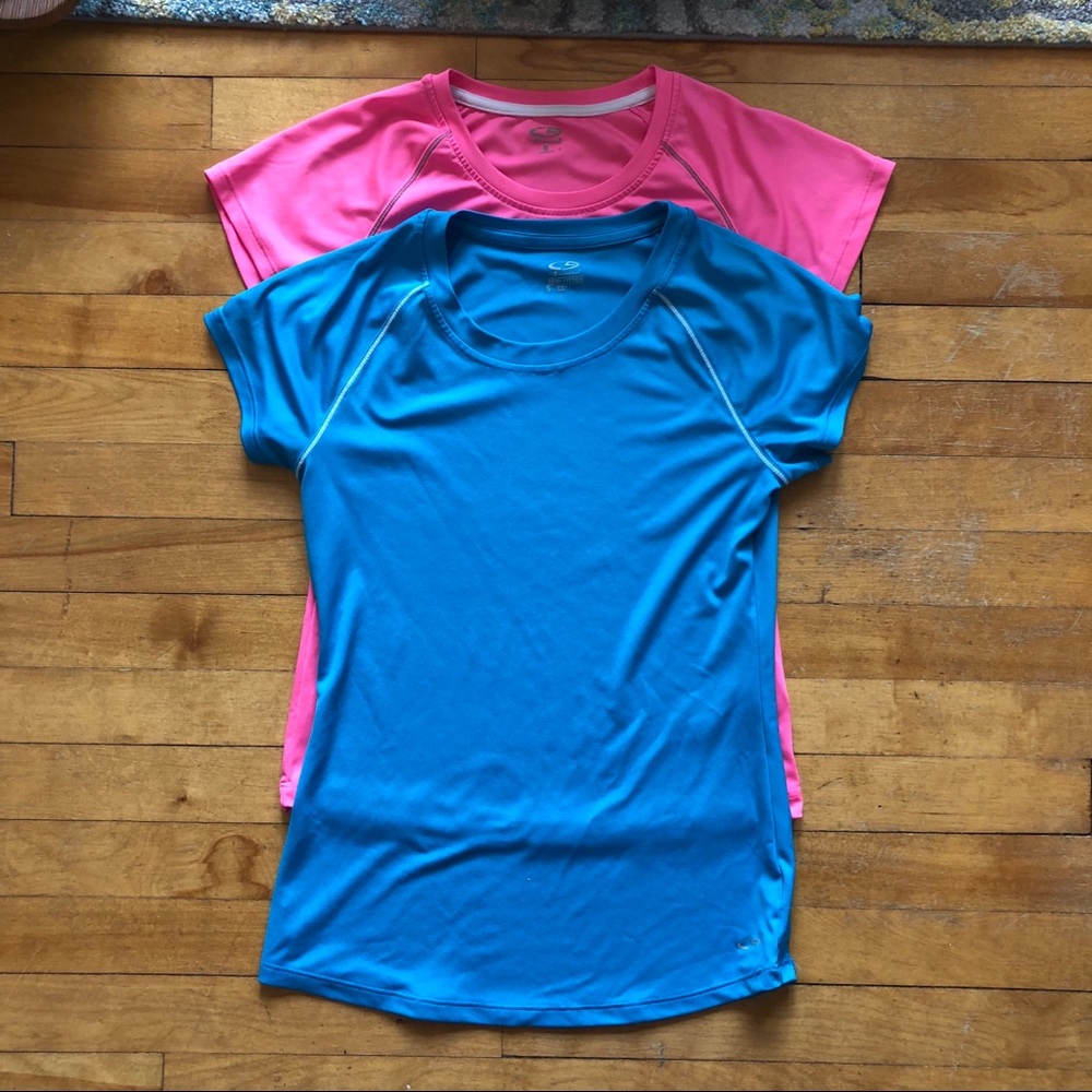 2 Champion C9 SM workout shirts